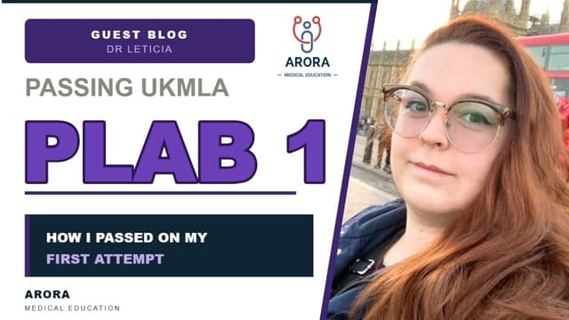 How I Passed PLAB 1 first time: Dr Leticia Spangler