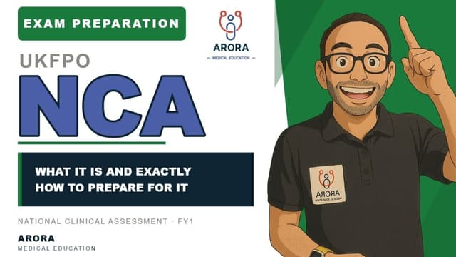 What is the National Clinical Assessment and how to prepare? UKFPO FY1